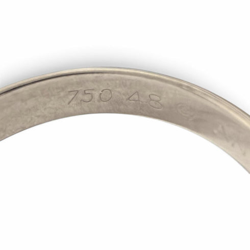 Trinity Ring 18K White Gold and Ceramic