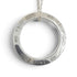 Circle Pendant Necklace Sterling Silver