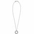 Circle Pendant Necklace Sterling Silver