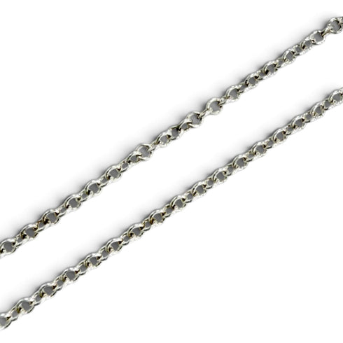Circle Pendant Necklace Sterling Silver
