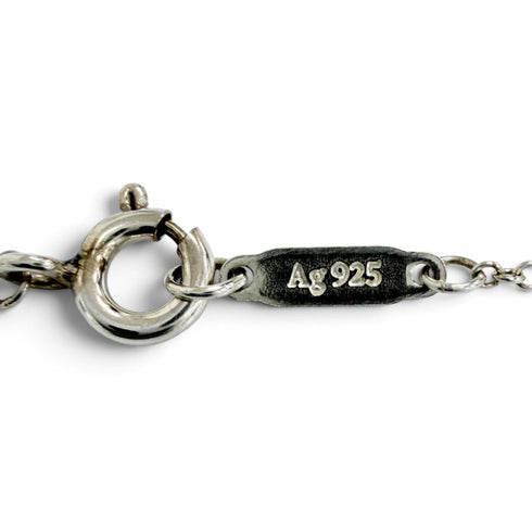 Circle Pendant Necklace Sterling Silver
