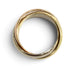 Vendome Louis Cartier Band Ring 18K Tricolor Gold