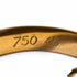 Vendome Louis Cartier Band Ring 18K Tricolor Gold