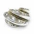 Band Ring Sterling Silver and 18K Yellow Gold