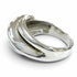 Band Ring Sterling Silver and 18K Yellow Gold