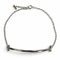 T Smile Pendant Necklace 18K White Gold