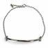 T Smile Pendant Necklace 18K White Gold