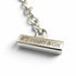T Smile Pendant Necklace 18K White Gold