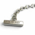 T Smile Pendant Necklace 18K White Gold