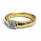 Ring Platinum and 18K Yellow Gold with Diamond
