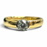 Ring Platinum and 18K Yellow Gold with Diamond
