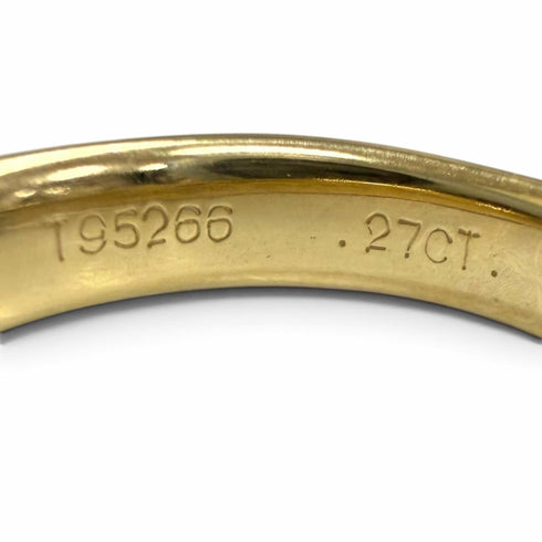 Ring Platinum and 18K Yellow Gold with Diamond
