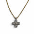 Pendant Necklace Platinum and 18K Yellow Gold With Diamond