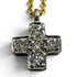 Pendant Necklace Platinum and 18K Yellow Gold With Diamond