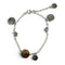 Ex-Libris Bracelet 18K Rose Gold and Sterling Silver