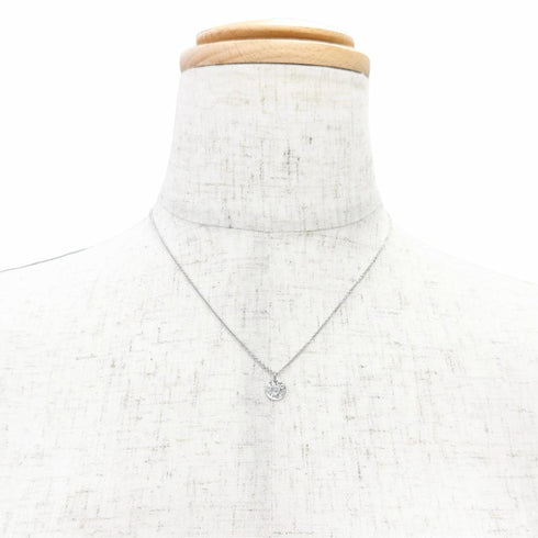 Pendant Necklace 18K White Gold with Diamond