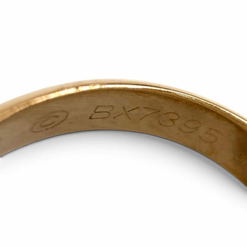 Vendome Louis Cartier Band Ring 18K Tricolor Gold