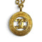CC Logo Chain Pendant Necklace Metal