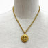 CC Logo Chain Pendant Necklace Metal