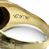 Vintage Ring Yellow Gold with Onyx