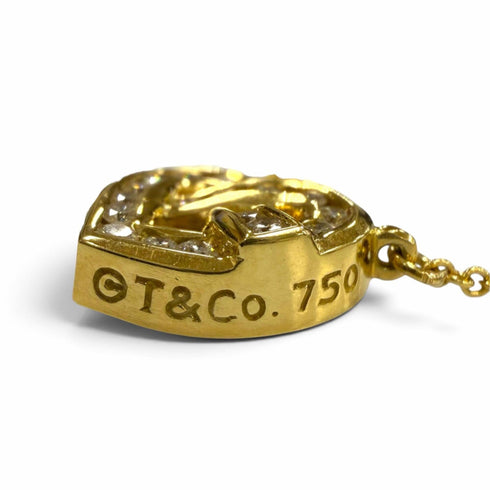 Pendant Necklace 18K Yellow Gold with Diamond