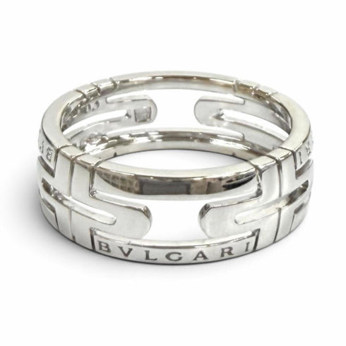 Parentesi Ring 18K White Gold