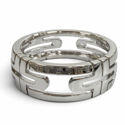Parentesi Ring 18K White Gold