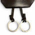 Clochette Pendant Necklace Box Calf Leather Dark Brown Large