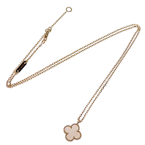 Sweet Alhambra Pendant Necklace 18K Yellow Gold