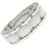 Ring Ceramic and 18K White Gold