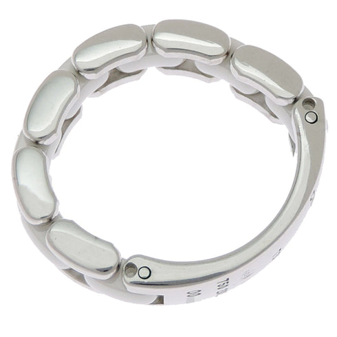 Ring Ceramic and 18K White Gold