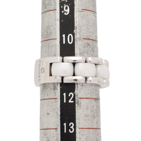 Ring Ceramic and 18K White Gold
