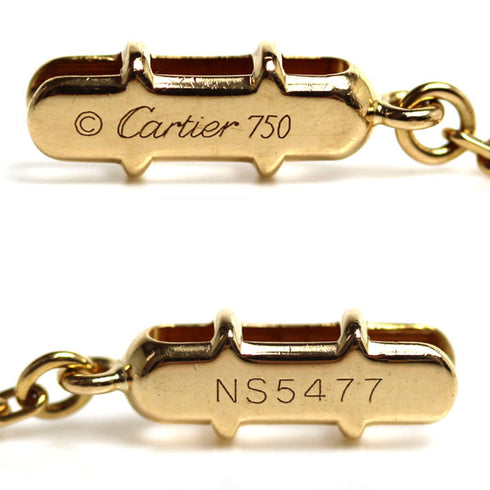 C Heart Pendant Necklace 18K Yellow Gold with Diamonds