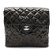 Vintage Double Sided Flap Bag Quilted Patent Medium