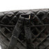 Vintage Double Sided Flap Bag Quilted Patent Medium