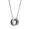 B.Zero1 Pendant Necklace Sterling Silver Black