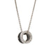 B.Zero1 Pendant Necklace Sterling Silver Black