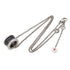 B.Zero1 Pendant Necklace Sterling Silver Black