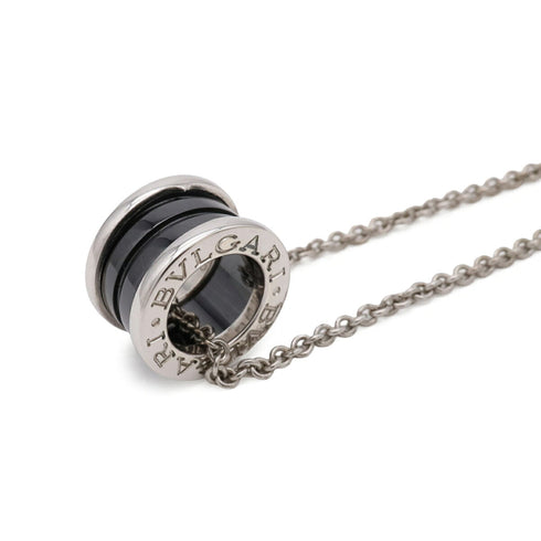 B.Zero1 Pendant Necklace Sterling Silver Black