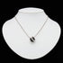 B.Zero1 Pendant Necklace Sterling Silver Black