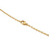 Pop H Pendant Necklace Gold-Tone Metal