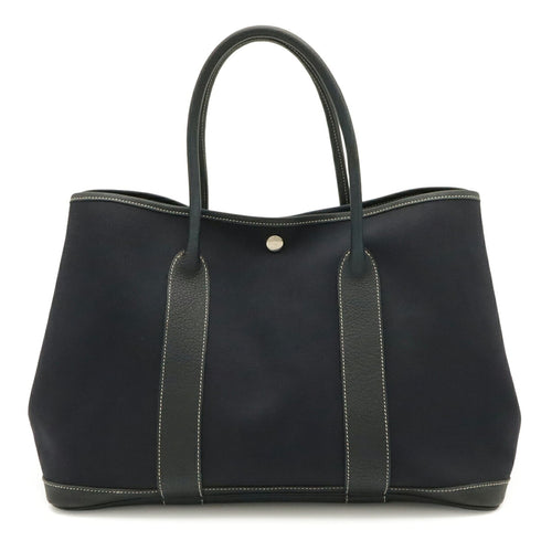 Garden Party Tote Toile and Leather 36