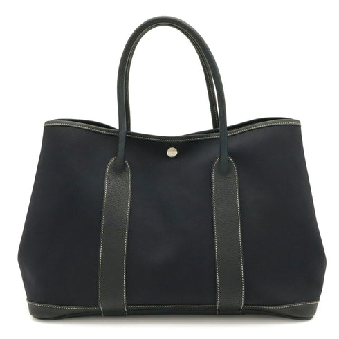 Garden Party Tote Toile and Leather 36