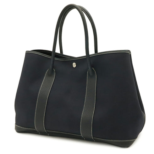 Garden Party Tote Toile and Leather 36