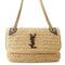 Niki Chain Flap Bag Raffia Medium
