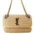 Niki Chain Flap Bag Raffia Medium
