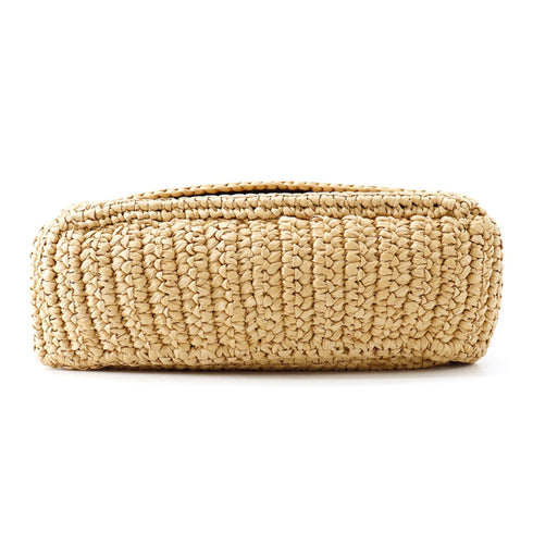 Niki Chain Flap Bag Raffia Medium