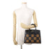 City Steamer Handbag Damier Tressage Reverse Monogram Canvas and Leather PM