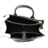 City Steamer Handbag Damier Tressage Reverse Monogram Canvas and Leather PM