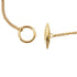 Anagram Cube Bracelet Gold Metal